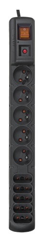 Listwa przeciwprzepięciowa Acar S10 czarna automat 1,5 m - 852570