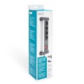 Listwa zasilająca DIGITUS biurowa 45° 4 gniazdowa 2xUSB (5V/2A) obrót 290° aluminiowa - 1385268