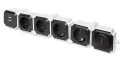 Listwa zasilająca DIGITUS elastyczna 4 gniazdowa 3680W/16A 2x USB (5V/2.4A) 6 modułów - 1385269