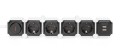 Listwa zasilająca DIGITUS elastyczna 4 gniazdowa 3680W/16A 2x USB (5V/2.4A) 6 modułów - 1385272