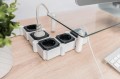 Listwa zasilająca DIGITUS elastyczna 4 gniazdowa 3680W/16A 2x USB (5V/2.4A) 6 modułów - 1385274
