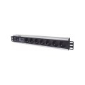 Listwa zasilająca Intellinet Rackowa 19 1.5U, 7 gniazd (Schuko) H-DPR07SP - 1385310