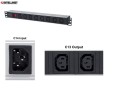 Listwa zasilająca Intellinet Rackowa 19" 1U, 8 gniazd (Schuko) 2m - 1385317