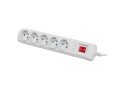 Listwa zasilająca Natec Bercy 400 1,5m szara 5 gniazd - 1385591