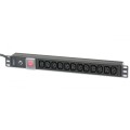 Listwa zasilająca Rack19" do UPS TechlyPro 12 gniazd 2m czarna - 1330637