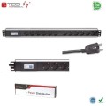 Listwa zasilająca TechlyPro Rack Pion 250V/16A 12x Schuko 3m - 1386013