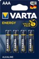 Zestaw baterii alkaliczne VARTA Energy LR3 AAA (x 4) - 720516