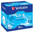 CD-R Verbatim 40x 800MB (Jewel Case 10) EXTRA PROTECTION - 688965