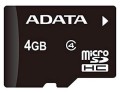 Karta pamięci ADATA microSDHC Class 4 4GB UHS-I + adapter - 689365