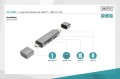 Czytnik kart DIGITUS 3-portowy USB Typ C/ USB 3.0 SuperSpeed SD Micro SD HQ aluminium szary - 1389531