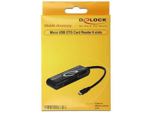 Czytnik kart Delock micro USB 2.0 OTG All in One - 1389548