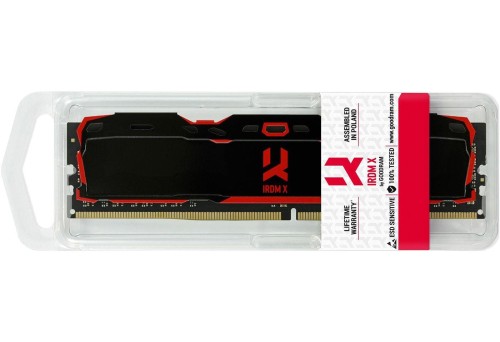 Pamięć DDR4 GOODRAM IRDM X 16GB (1x16GB) 3000MHz CL16 1,35V Black - 1389651