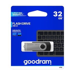 Pendrive GoodRam Twister UTS2-0320K0R11 (32GB; USB 2.0; kolor czarny)
