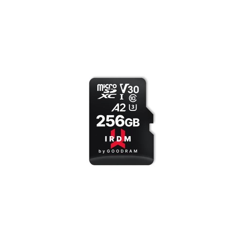 Karta pamięci microSDHC GOODRAM 256GB IRDM-A2 UHS + adapter - 1228667