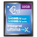Karta pamięci CFast 2.0 INTEGRAL UltimaPro X2 540/520MB 32GB - 979004