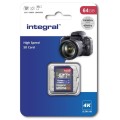 Karta pamięci SDXC INTEGRAL High Speed V30 UHS-I U3 64GB - 1389963