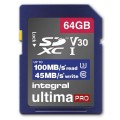Karta pamięci SDXC INTEGRAL High Speed V30 UHS-I U3 64GB - 979009