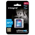 Karta pamięci SDXC INTEGRAL Ultima Pro X2 260/100MB UHS II V60 64GB - 1389964