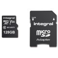 Karta pamięci Security Micro SD INTEGRAL 4K V30 UHS-1 U3 A1 128GB (+adapter SD) - 1389979