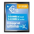 Karta pamięci CFast 2.0 INTEGRAL UltimaPro X2 550/540MB 512GB - 1168925