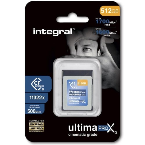 Karta pamięci INTEGRAL CFexpress Cinematic Typ B 2.0 512GB - 1389994