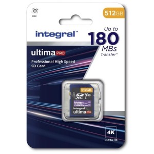 Karta pamięci INTEGRAL Professional High Speed SDXC V30 UHS-I U3 512GB