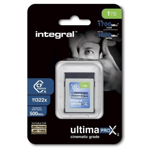 Karta pamięci INTEGRAL CFexpress Cinematic Typ B 2.0 1TB - 1389996