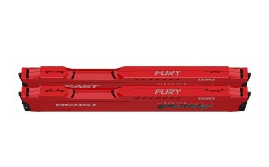 Pamięć DDR3 Kingston Fury Beast 8GB (2x4GB) 1600MHz CL10 1,5V czerwona