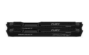Pamięć DDR3 Kingston Fury Beast 16GB (2x8GB) 1600MHz CL10 1,5V czarna