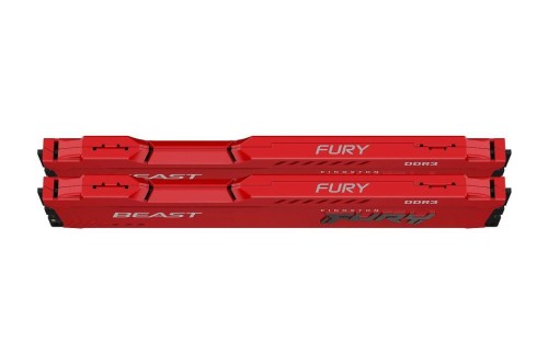 Pamięć DDR3 Kingston Fury Beast 16GB (2x8GB) 1600MHz CL10 1,5V czerwona - 1390126
