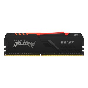 Pamięć DDR4 Kingston Fury Beast RGB 16GB (1x16GB) 3200MHz CL16 1,35V czarna