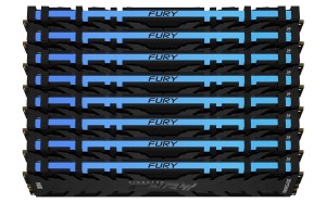 Pamięć DDR4 Kingston Fury Renegade RGB 256GB (8x32GB) 3200MHz CL16 1,35V czarna