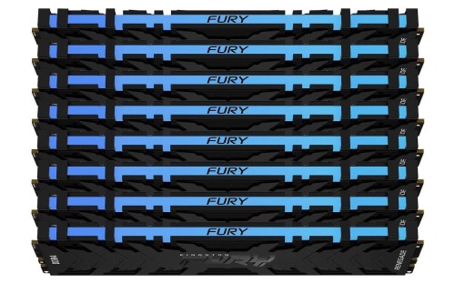 Pamięć DDR4 Kingston Fury Renegade RGB 256GB (8x32GB) 3200MHz CL16 1,35V czarna - 1390386
