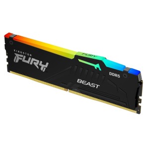 Pamięć DDR5 Kingston FURY Beast RGB 8GB (1x8GB) 5200MHz CL40 1,25V Czarna