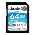 Karta pamięci Kingston Canvas Go! Plus SD 64GB Class 10 UHS-I U3 - 986540