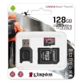 Karta pamięci Kingston microSD Canvas React Plus 128GB Class 10 UHS-II - 1391027
