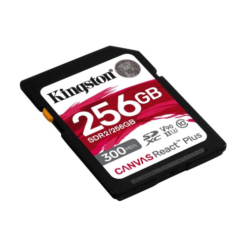 Karta pamięci Kingston SD Canvas React Plus 256GB Class 10 UHS-II - 1391061