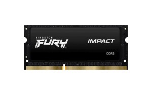 Pamięć SODIMM DDR3 Kingston Fury Impact 4GB (1x4GB) 1600MHz CL9 1,35V czarna