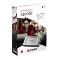 Dysk zewnętrzny SSD Kingston XS2000 2TB USB 3.2 Gen 2x2 (2000/2000 MB/s) srebrno-czarny - 1391189