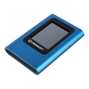 Dysk zewnętrzny SSD Kingston IronKey Vault Privacy 80 960GB USB 3.0 Type-C (250/250 MB/s) niebiesko-czarny