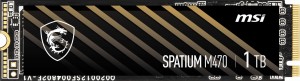 Dysk SSD MSI SPATIUM M470 1TB PCIe 4.0 NVMe M.2 2280 (5000/4400 MB/s) 3D NAND