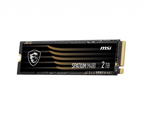 Dysk SSD MSI SPATIUM M480 2TB PCIe 4.0 NVMe M.2 2280 (7000/6800 MB/s) 3D NAND - 1391313