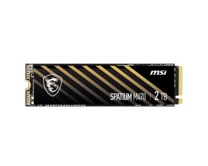 Dysk SSD MSI SPATIUM M470 2TB PCIe 4.0 NVMe M.2 2280 (5000/4400 MB/s) 3D NAND