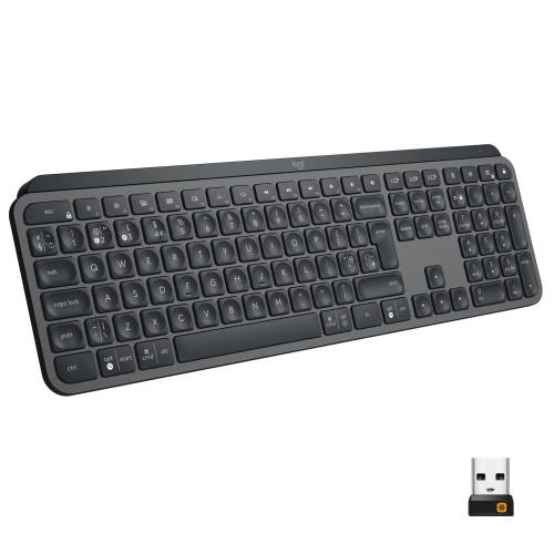 Klawiatura bezprzewodowa Logitech MX KEYS czarna - 1065947