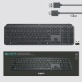 Klawiatura bezprzewodowa Logitech MX KEYS czarna - 1065945