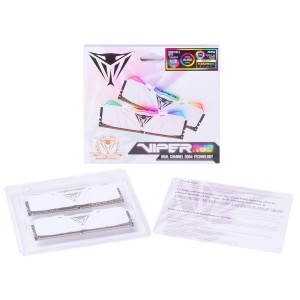 Pamięć DDR4 Patriot Viper RGB WHITE 16GB (2x8GB) 3200 MHz CL16 1,35V