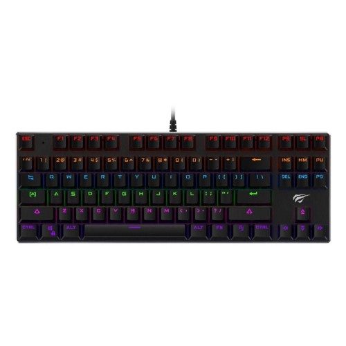 Klawiatura mechaniczna HAVIT KB435L (USB; (US); kolor czarny) - 1313993