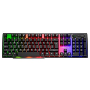 Klawiatura przewodowa KRUX Solar RGB czarna