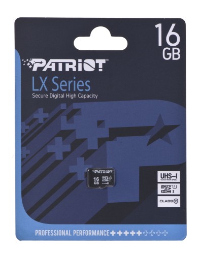 Karta pamięci Patriot LX Series MicroSDHC 16GB Class V30 - 1064292