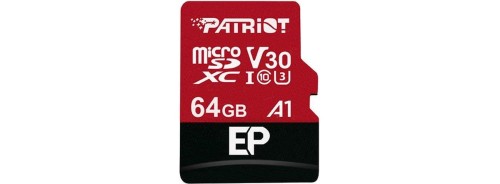 Karta pamięci Patriot EP Series MicroSDXC 64GB Class V30 + Adapter - 780982